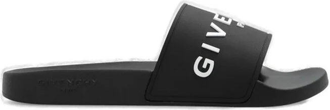 Givenchy Logo Detailed Open-Toe Slides
