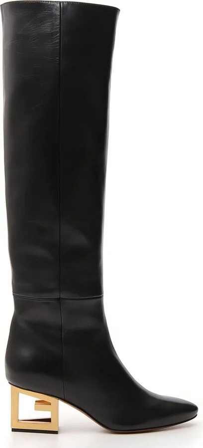 Givenchy Logo Heel Boots