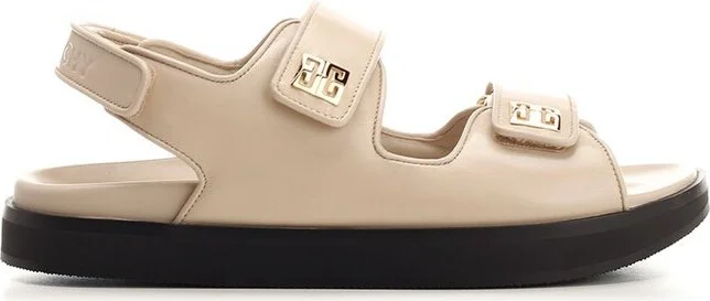 Givenchy Logo Plaque Sandals