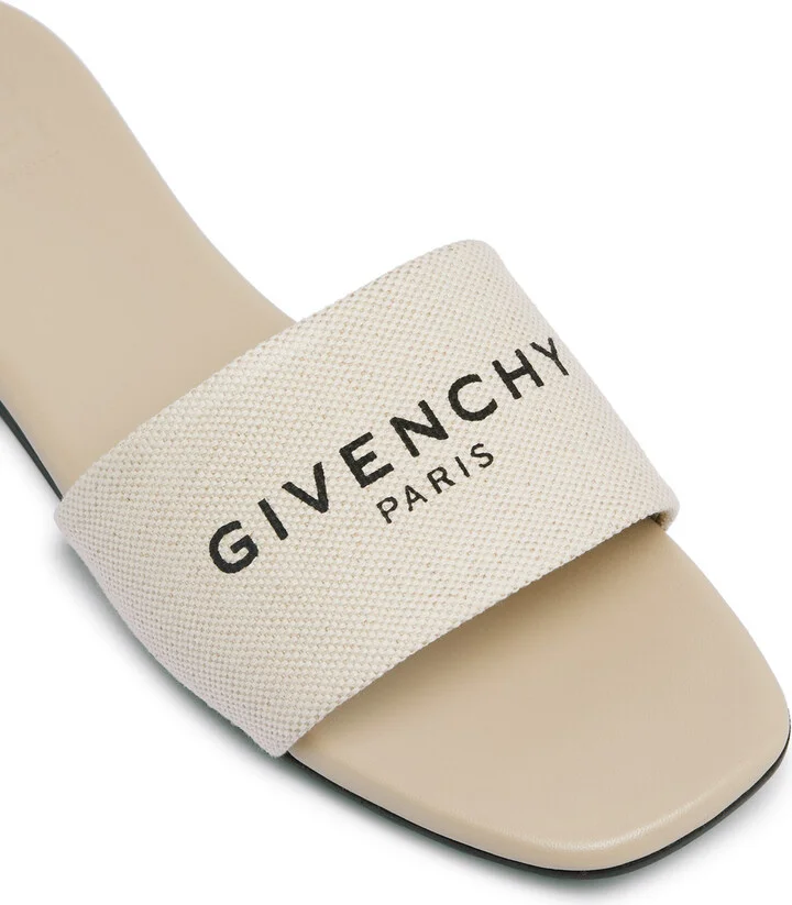 Givenchy Logo-print Canvas Sliders - Image 8