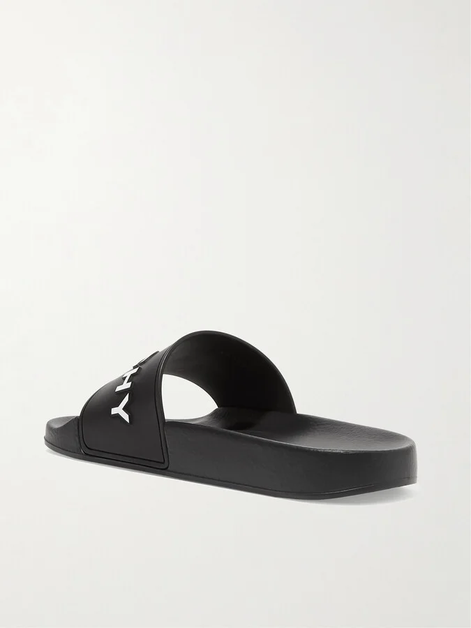 Givenchy - Logo-print Rubber Slides - Black - Image 3