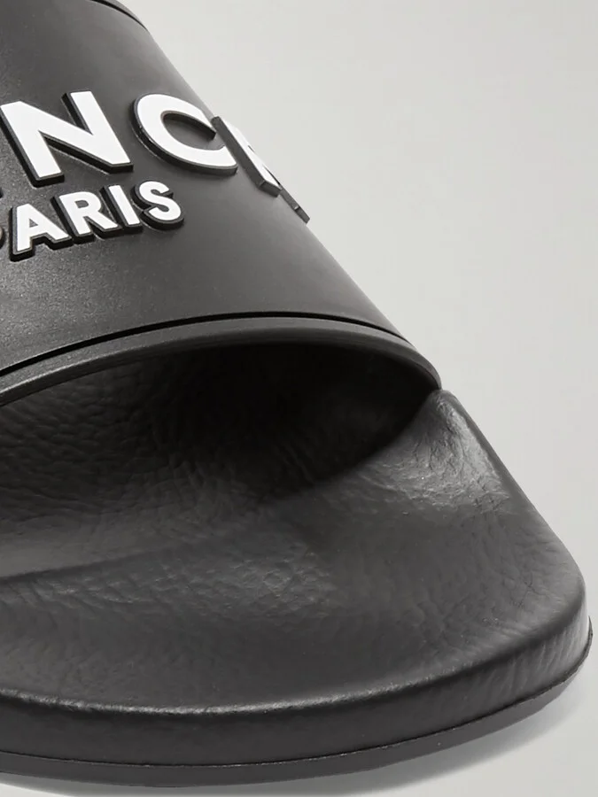 Givenchy - Logo-print Rubber Slides - Black - Image 5