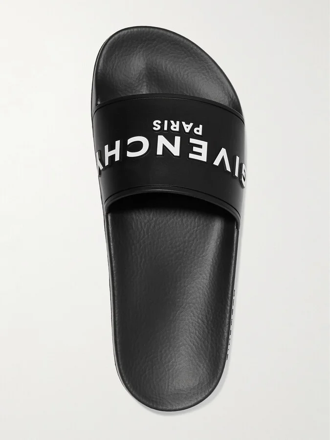 Givenchy - Logo-print Rubber Slides - Black - Image 6
