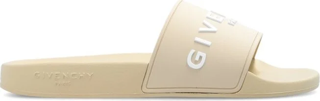 Givenchy Logo Printed Slip-On Slides