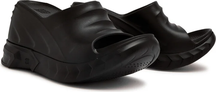 Givenchy Marshmallow 100 Rubber Wedge Sliders - Image 2