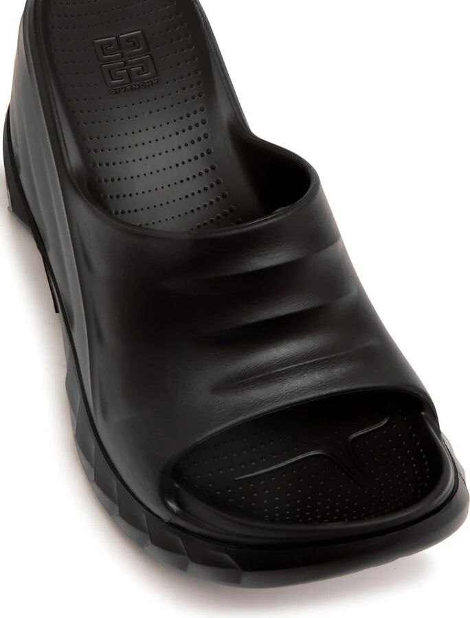 Givenchy Marshmallow 100 Rubber Wedge Sliders - Image 4