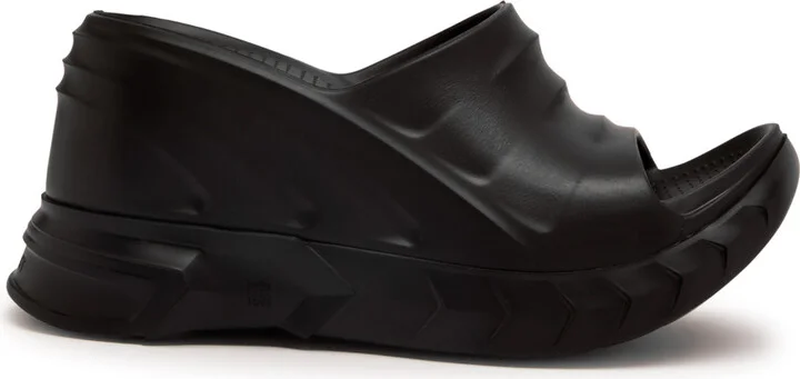 Givenchy Marshmallow 100 Rubber Wedge Sliders