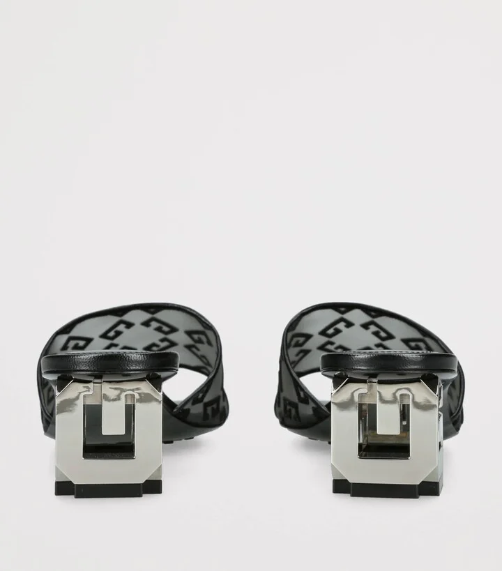 Givenchy Mesh G Cube Mules 45 - Image 2