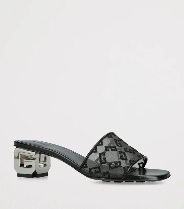 Givenchy Mesh G Cube Mules 45 - Image 3