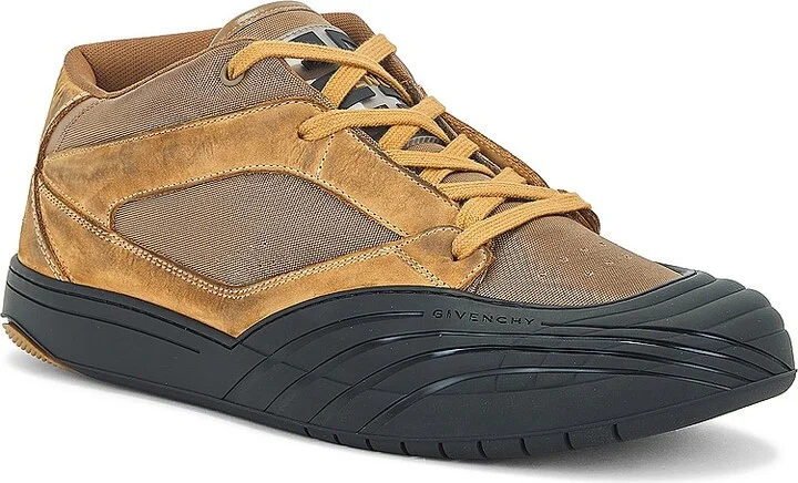 Givenchy New Line Mid Top Sneaker in Brown - Image 2