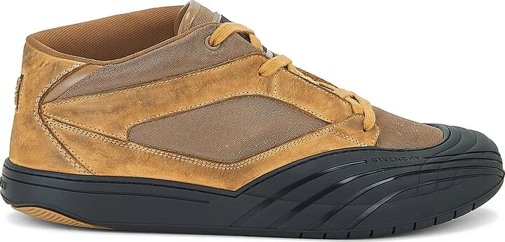 Givenchy New Line Mid Top Sneaker in Brown