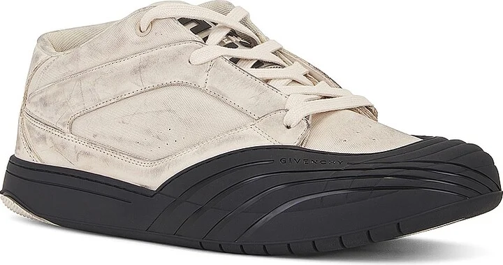 Givenchy New Line Mid Top Sneaker in White - Image 2
