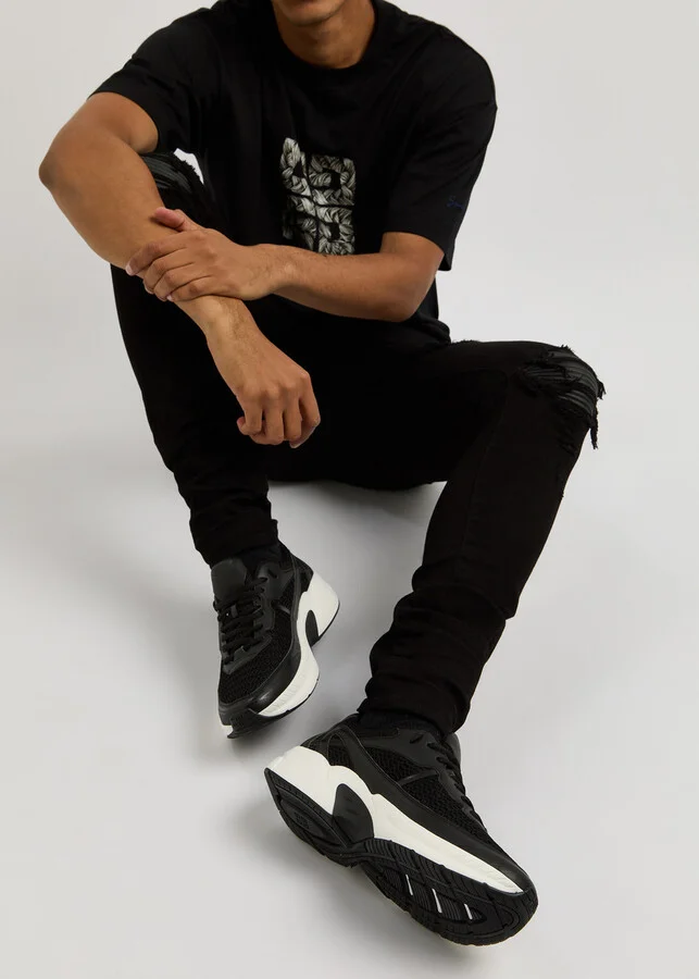 Givenchy NFNTY-52 Panelled Mesh Sneakers - Image 5