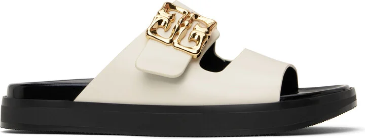 Givenchy Off-White 4G Liquid Flat Sandals