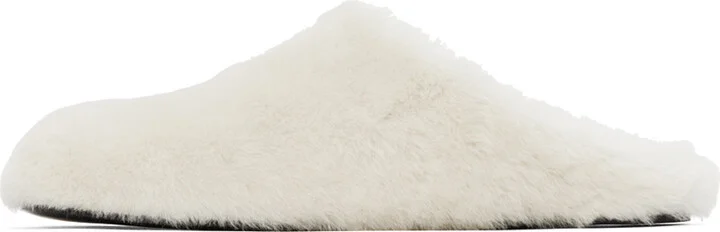 Givenchy Off-White 4G Shearling Slippers - Image 3