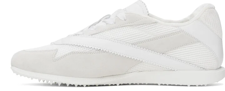 Givenchy Off-White Mesh & Suede Sneakers - Image 3