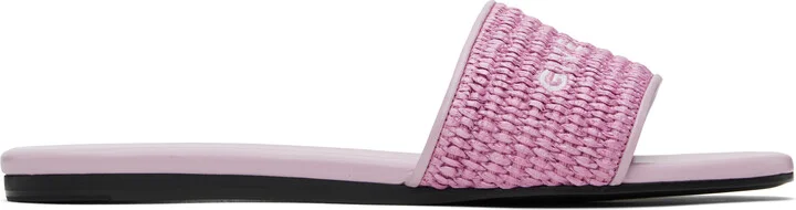 Givenchy Purple 4G Flat Mules