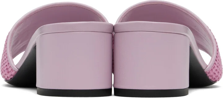 Givenchy Purple 4G Heeled Sandals - Image 2