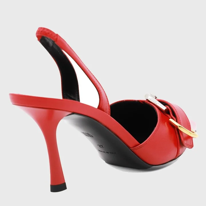 Givenchy Red Leather Pumps - Image 2