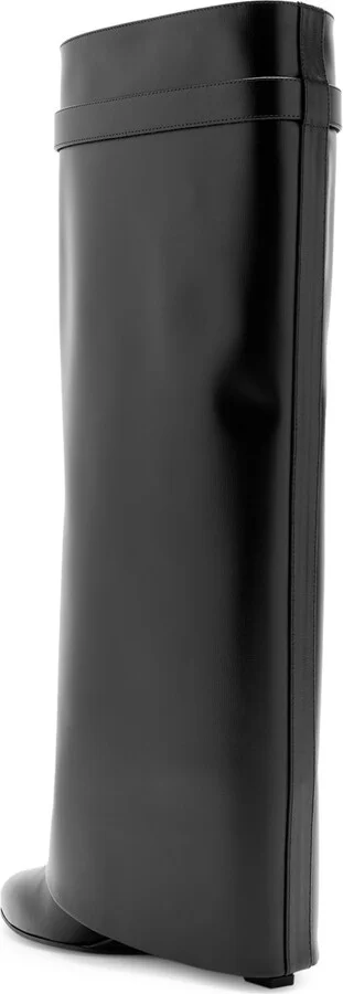 Givenchy Shark Lock 90 Leather Knee-high Boots - Image 2