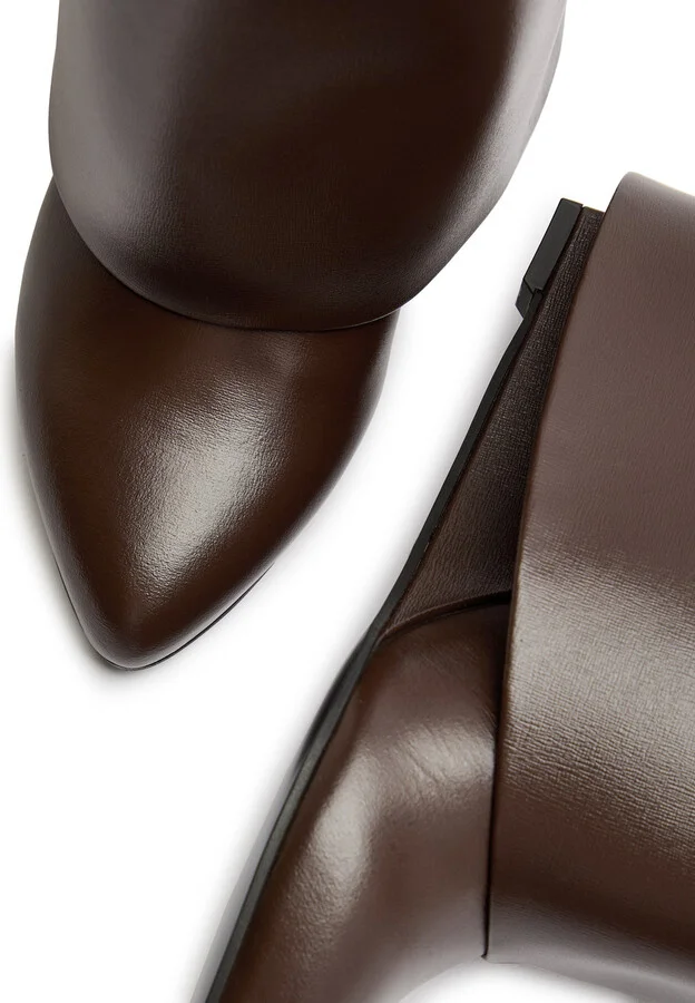 Givenchy Shark Lock 90 Leather Knee-high Boots - Image 3