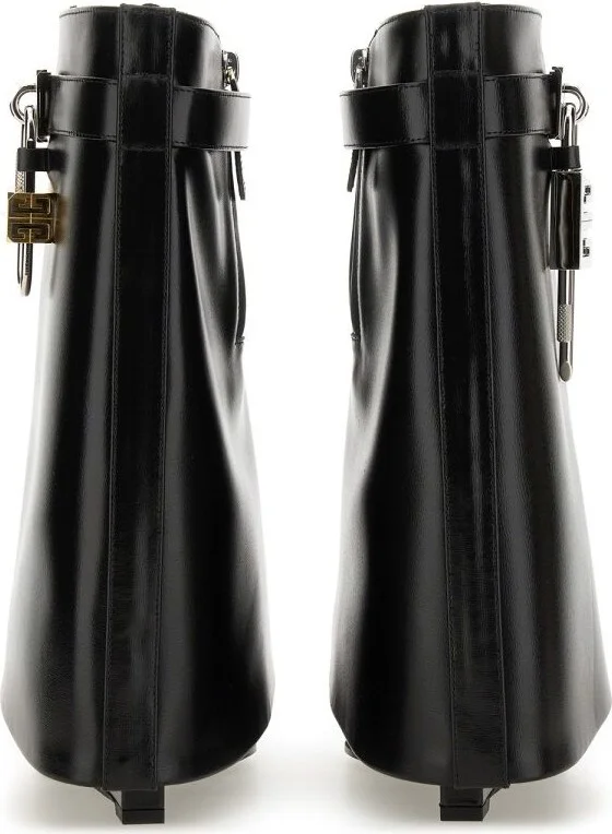 Givenchy Shark Lock Leather Boots - Image 9