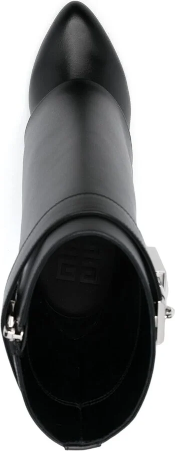 Givenchy Shark Lock Leather Boots - Image 2
