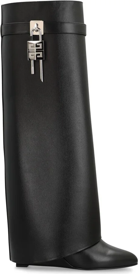 Givenchy Shark Lock Leather Boots