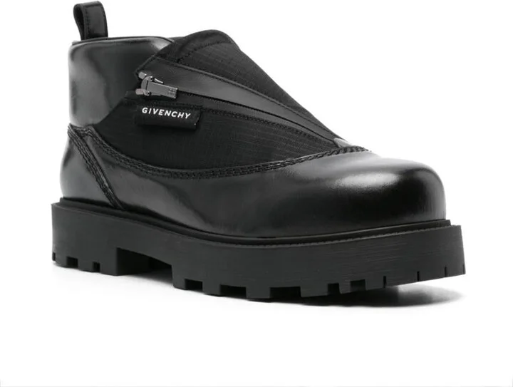 Givenchy Storm Leather Ankle Boots - Image 3