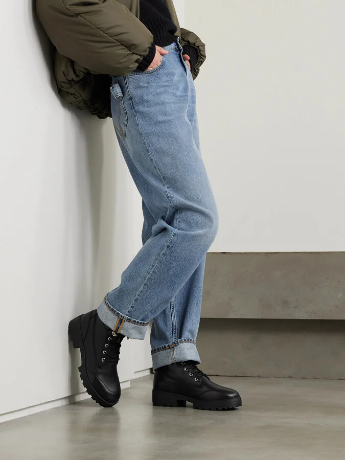 Givenchy - Trekker Leather Ankle Boots - Black - Image 2