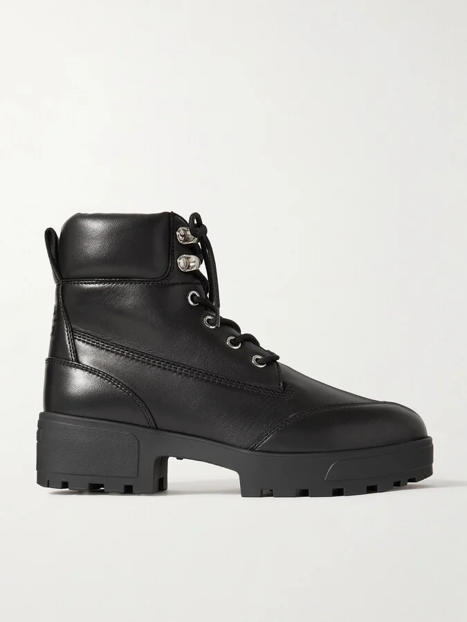 Givenchy - Trekker Leather Ankle Boots - Black