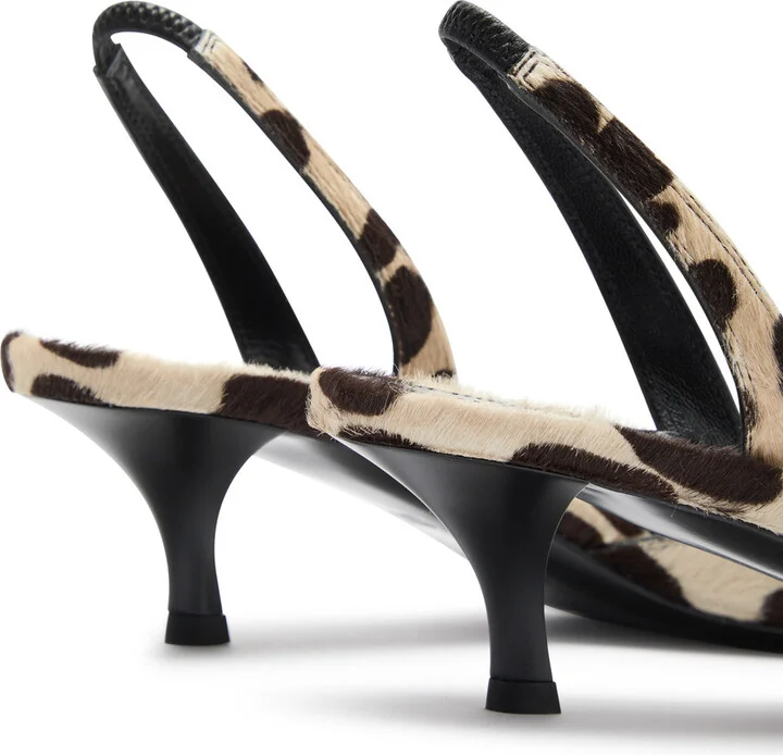 Givenchy Voyou 45 Calf-hair Slingback Pumps - Image 4