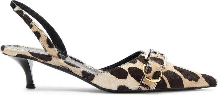 Givenchy Voyou 45 Calf-hair Slingback Pumps