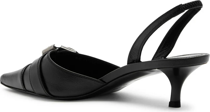 Givenchy Voyou 50 Leather Slingback Pumps - Image 2
