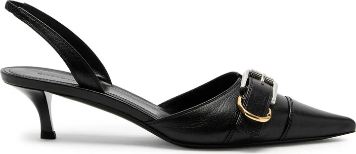 Givenchy Voyou 50 Leather Slingback Pumps