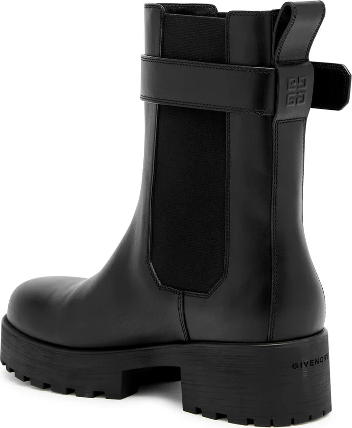 Givenchy Voyou Leather Chelsea Boots - Image 2