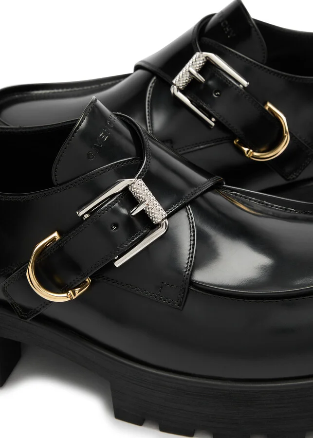 Givenchy Voyou Monk 50 Leather Loafers - Image 4