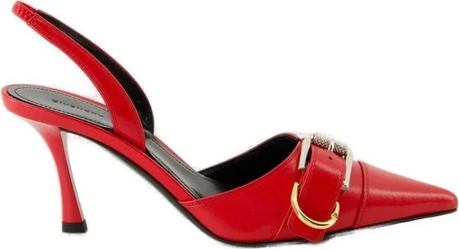 Givenchy Voyou Pointed-Toe Slingback Pumps