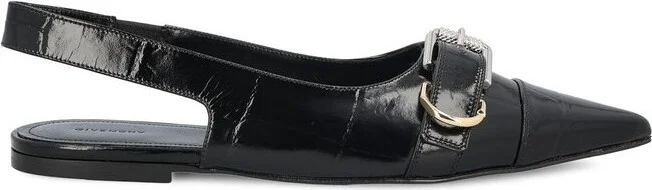Givenchy Voyou Slingback Flat Shoes