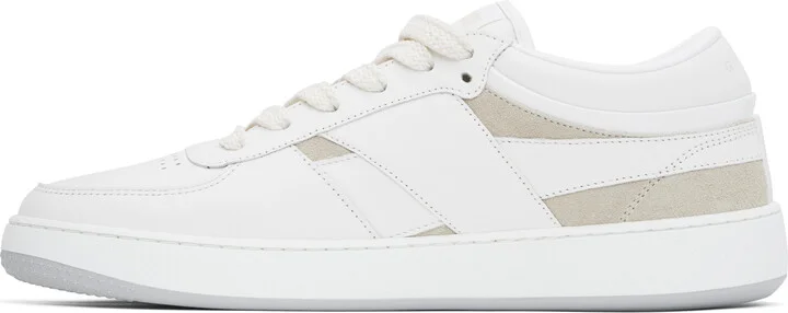 Givenchy White & Beige G Move Low Sneakers - Image 3