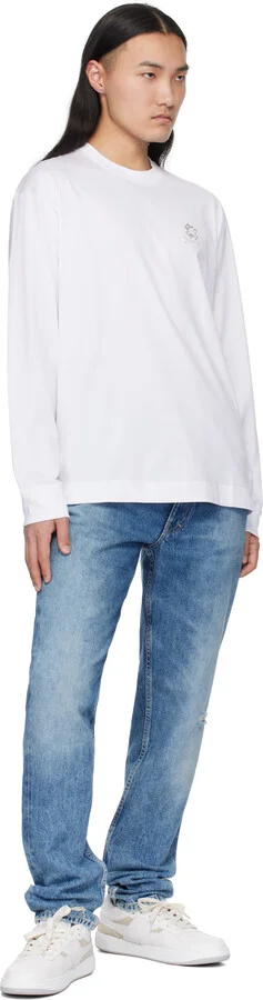 Givenchy White & Beige G Move Low Sneakers - Image 5