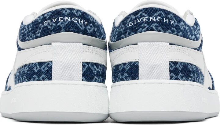 Givenchy White & Blue G Move Sneakers - Image 2