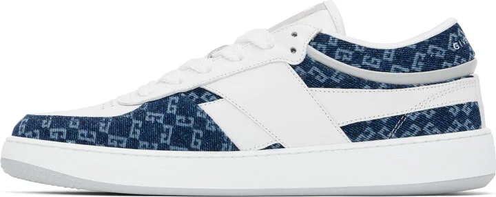 Givenchy White & Blue G Move Sneakers - Image 3