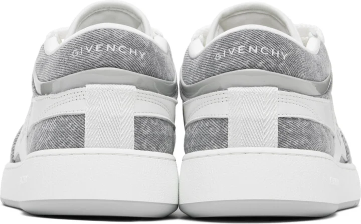 Givenchy White & Gray G Move Sneakers - Image 2