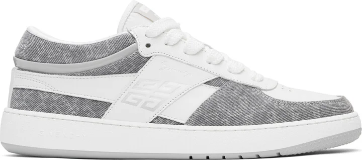 Givenchy White & Gray G Move Sneakers