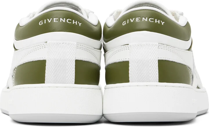 Givenchy White & Khaki G Move Sneakers - Image 2