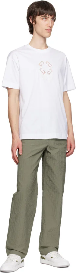 Givenchy White & Khaki G Move Sneakers - Image 5