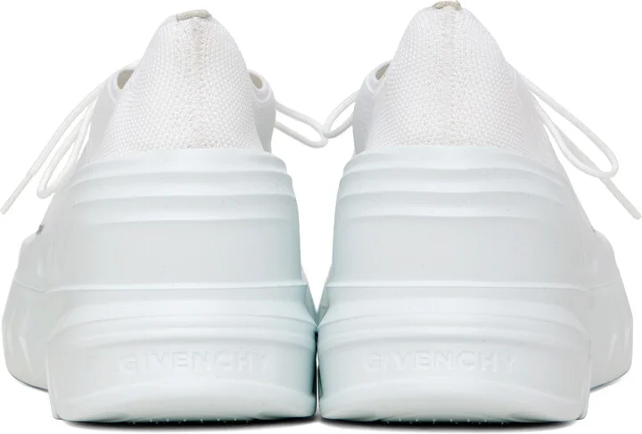 Givenchy White Marshmallow Wedge Sneakers - Image 2