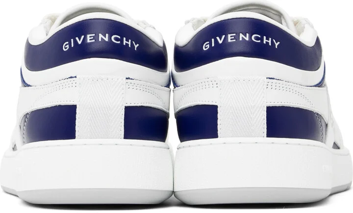 Givenchy White & Navy G Move Sneakers - Image 2