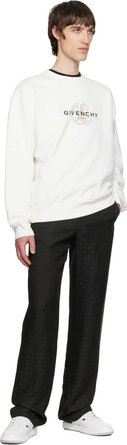 Givenchy White & Navy G Move Sneakers - Image 5